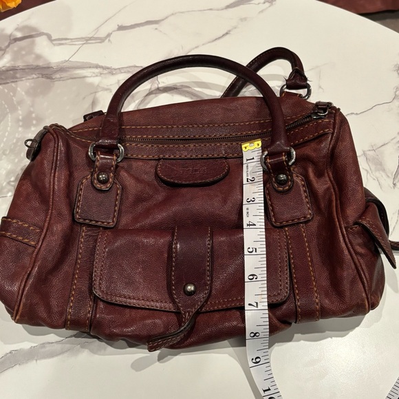 Tod's Vintage Dark Brown Leather Shoulder Bag - Picture 9 of 10